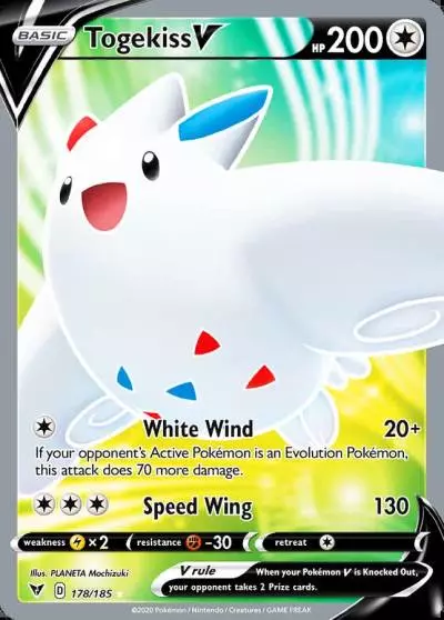 Togekiss V 178/185 Vivid Voltage Pokemon card