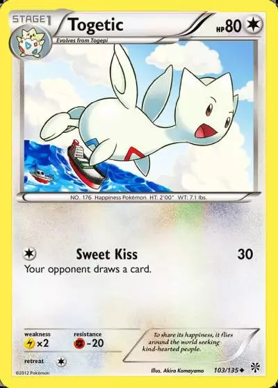 Togetic 103/135 Plasma Storm Pokemon card