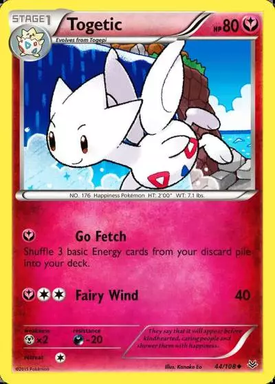 Togetic 44/108 Roaring Skies Pokemon card