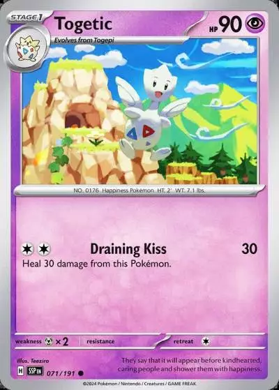 Togetic 71/191 Surging Sparks Pokemon card