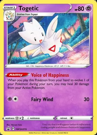 Togetic SWSH276/307 SWSH Black Star Promos Pokemon card