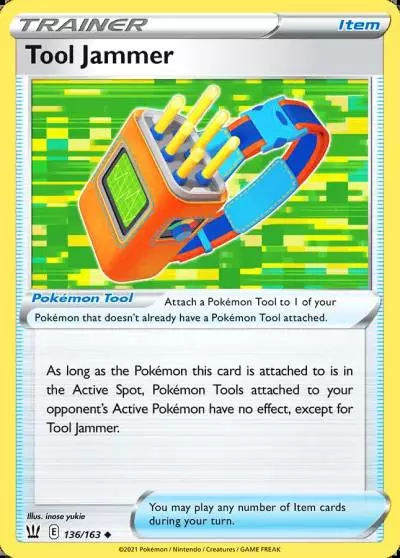 Tool Jammer 136/163 Battle Styles Pokemon card