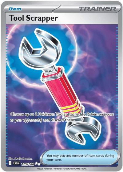 Tool Scrapper 115/86 Chaos Rising Pokemon card