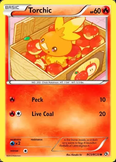 Torchic RC5/113 Legendary Treasures Pokemon card