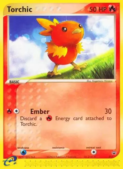Torchic 17/40 Nintendo Black Star Promos Pokemon card