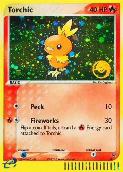 Torchic 6/40 Nintendo Black Star Promos Pokemon card