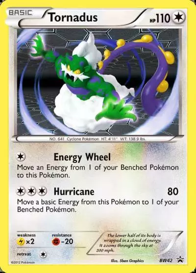 Tornadus BW42/101 BW Black Star Promos Pokemon card