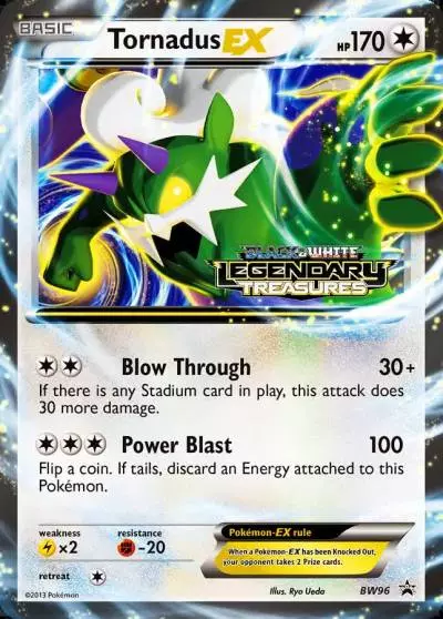Tornadus-EX BW96/101 BW Black Star Promos Pokemon card