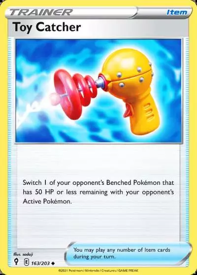 Toy Catcher 163/203 Evolving Skies Pokemon card