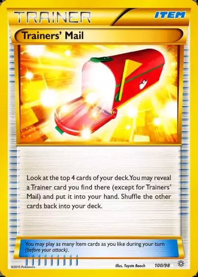 Trainers' Mail 100/98 Ancient Origins Pokemon card