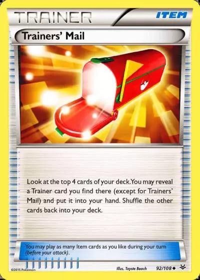 Trainers' Mail 92/108 Roaring Skies Pokemon card