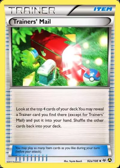 Trainers' Mail 92a/108 Roaring Skies Pokemon card