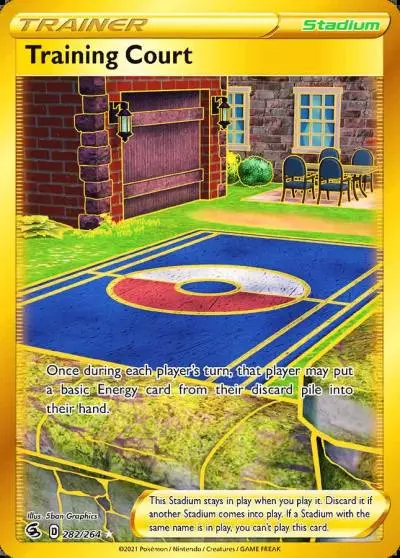 Training Court 282/264 Fusion Strike Pokemon card