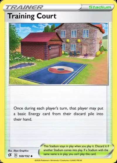 Training Court 169/192 Rebel Clash Pokemon card
