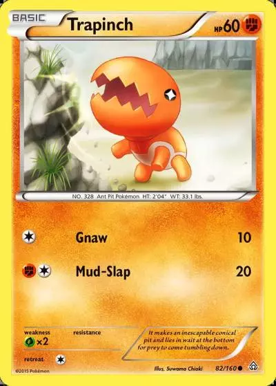 Trapinch 82/160 Primal Clash Pokemon card