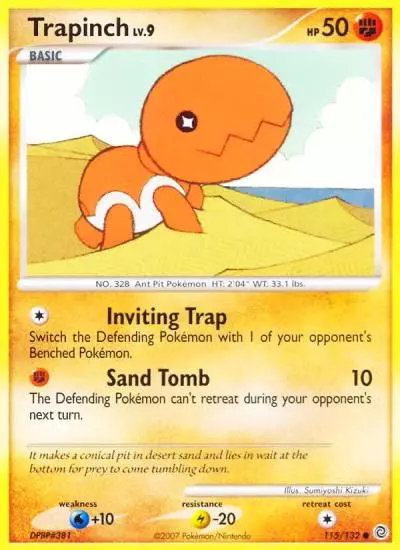 Trapinch 115/132 Secret Wonders Pokemon card