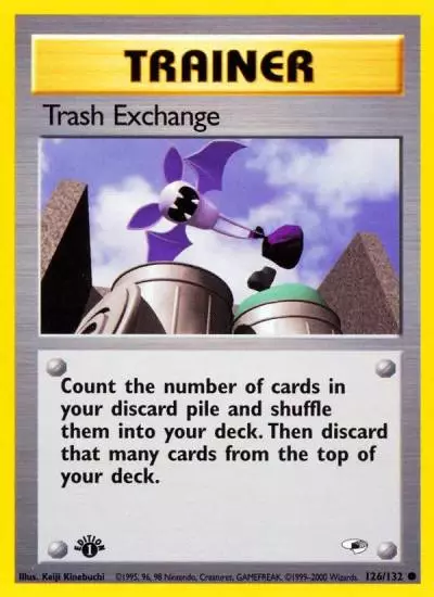 Trash Exchange 126/132 Gym Heroes Pokemon card