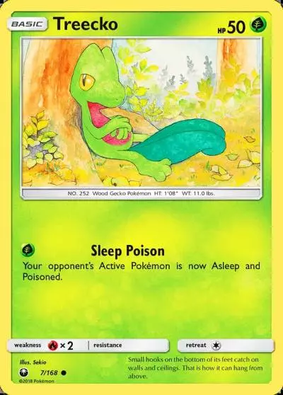 Treecko 7/168 Celestial Storm Pokemon card