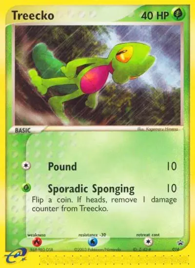 Treecko 16/40 Nintendo Black Star Promos Pokemon card