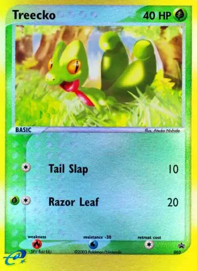 Treecko 3/40 Nintendo Black Star Promos Pokemon card