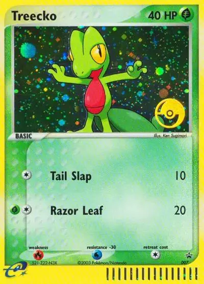 Treecko 7/40 Nintendo Black Star Promos Pokemon card