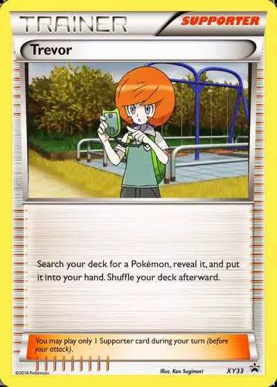 Trevor XY33/211 XY Black Star Promos Pokemon card