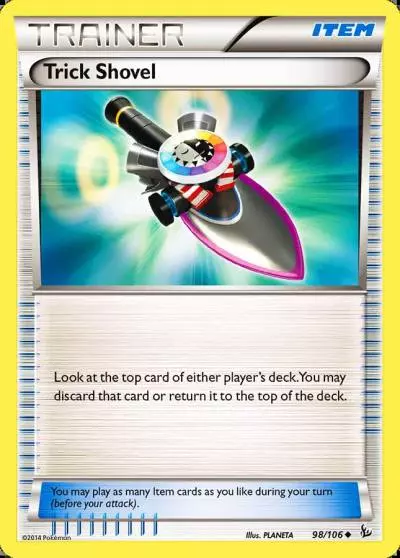 Trick Shovel 98/106 Flashfire Pokemon card