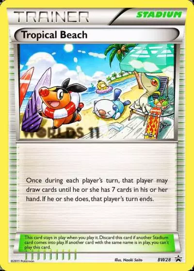 Tropical Beach BW28/101 BW Black Star Promos Pokemon card