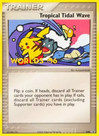 Tropical Tidal Wave 36/40 Nintendo Black Star Promos Pokemon card