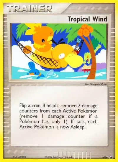 Tropical Wind 26/40 Nintendo Black Star Promos Pokemon card