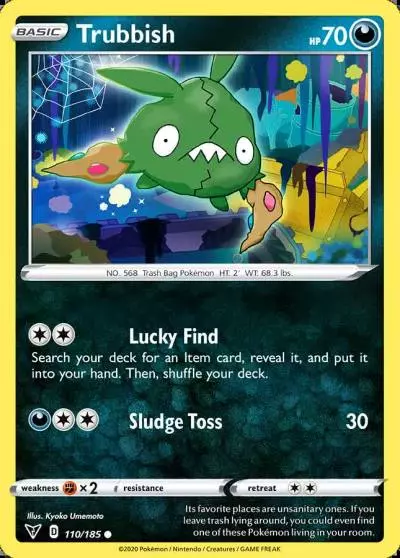 Trubbish 110/185 Vivid Voltage Pokemon card