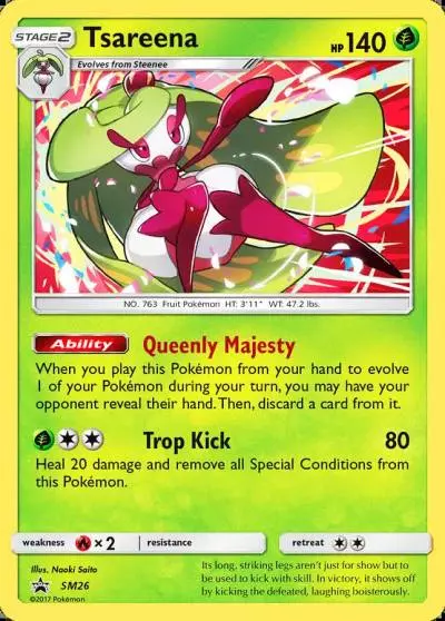 Tsareena SM26/248 SM Black Star Promos Pokemon card
