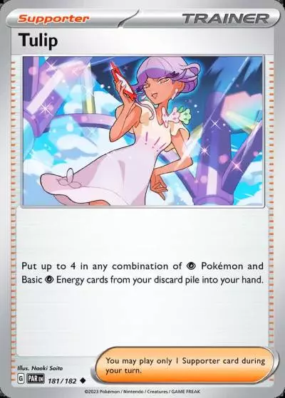 Tulip 181/182 Paradox Rift Pokemon card
