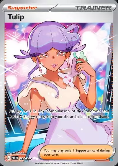 Tulip 244/182 Paradox Rift Pokemon card