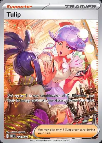 Tulip 259/182 Paradox Rift Pokemon card