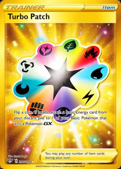 Turbo Patch 200/189 Darkness Ablaze Pokemon card