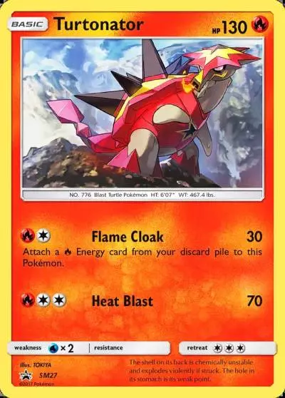 Turtonator SM27/248 SM Black Star Promos Pokemon card