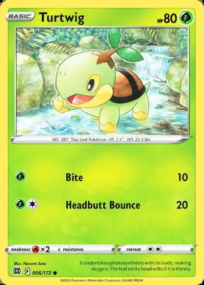 Turtwig 6/172 Brilliant Stars Pokemon card
