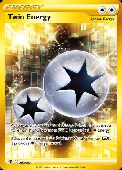 Twin Energy 209/192 Rebel Clash Pokemon card