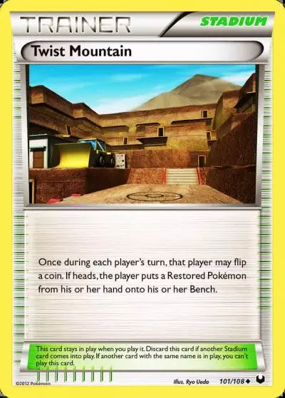 Twist Mountain 101/108 Dark Explorers Pokemon card