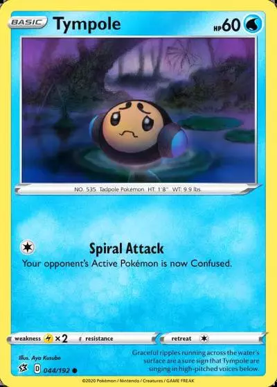 Tympole 44/192 Rebel Clash Pokemon card