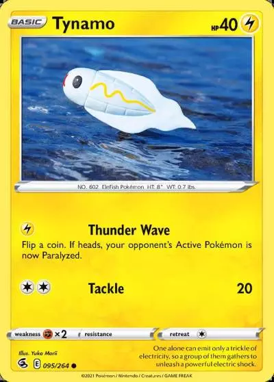 Tynamo 95/264 Fusion Strike Pokemon card