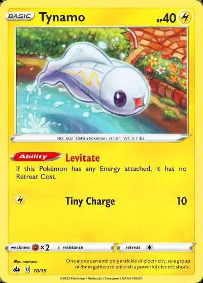 Tynamo 10/15 McDonald's Collection 2022 Pokemon card