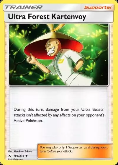 Ultra Forest Kartenvoy 188/214 Unbroken Bonds Pokemon card