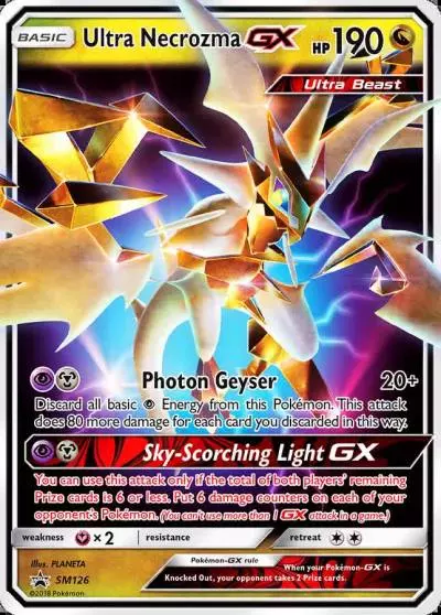 Ultra Necrozma-GX SM126/248 SM Black Star Promos Pokemon card