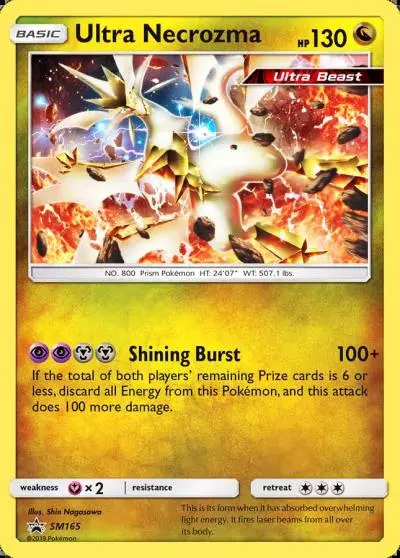Ultra Necrozma SM165/248 SM Black Star Promos Pokemon card