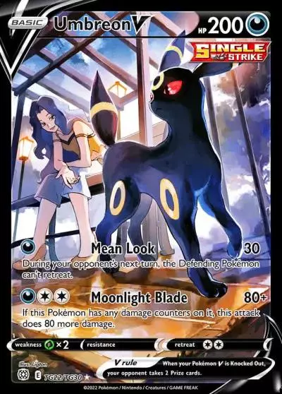 Umbreon V TG22/30 Brilliant Stars Trainer Gallery Pokemon card
