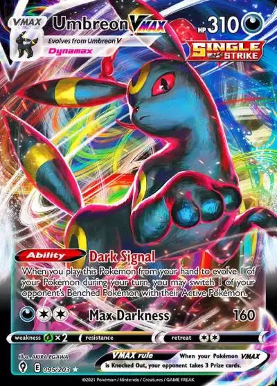 Umbreon VMAX 95/203 Evolving Skies Pokemon card