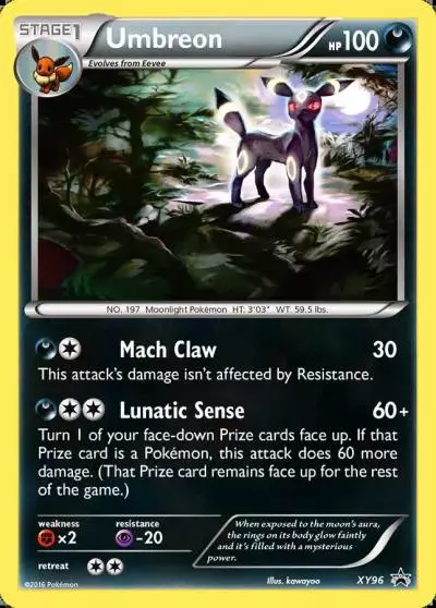 Umbreon XY96/211 XY Black Star Promos Pokemon card