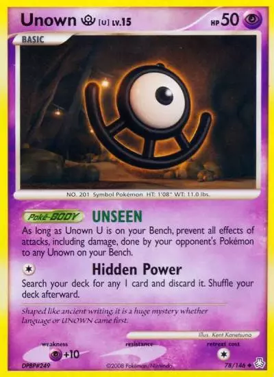 Unown [U] 78/146 Legends Awakened Pokemon card